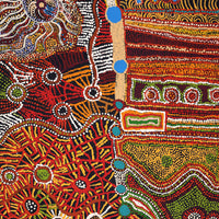 Aboriginal Art by Inawantji Jennifer Forbes, Minyma Kutjara, 91x61cm - ART ARK®