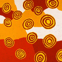 Aboriginal Artwork by Jennifer Forbes, Kungkarangkalpa (Seven Sisters Story), 91x91cm