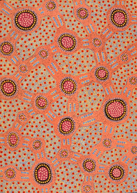 Aboriginal Artwork by Jennifer Napaljarri Lewis, Lukarrara Jukurrpa, 107x76cm