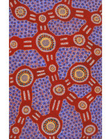 Aboriginal Artwork by Jennifer Napaljarri Lewis, Lukarrara Jukurrpa, 91x61cm