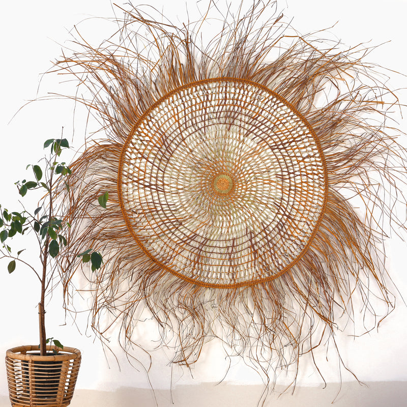 Aboriginal Artwork by Jennifer Prudence, Woven Mat, 180cm