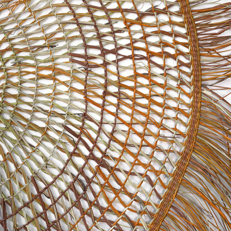 Aboriginal Artwork by Jennifer Prudence, Woven Mat, 180cm
