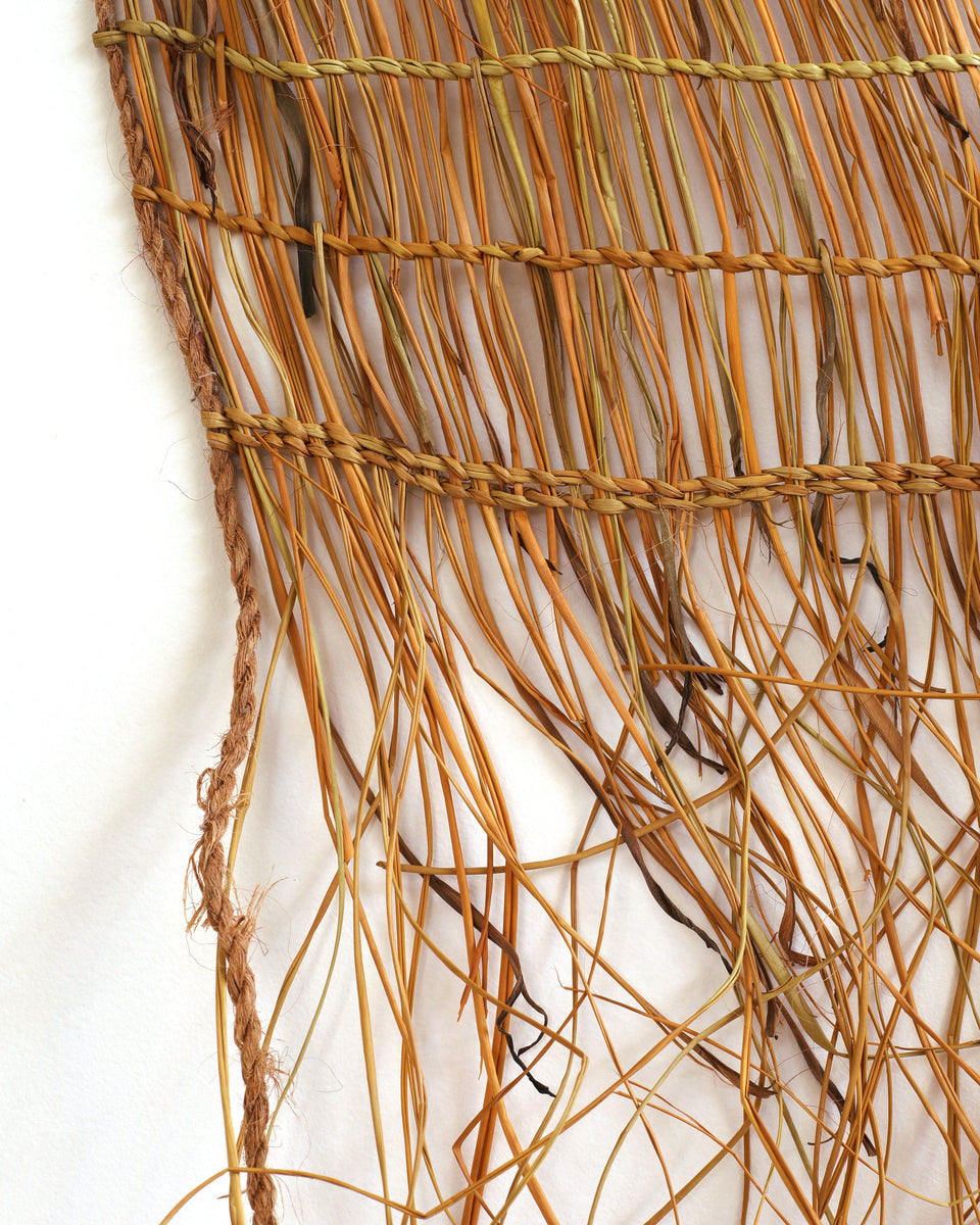 Aboriginal Artwork by Jennifer Prudence, Mun-dirra (fish fence), 240cm