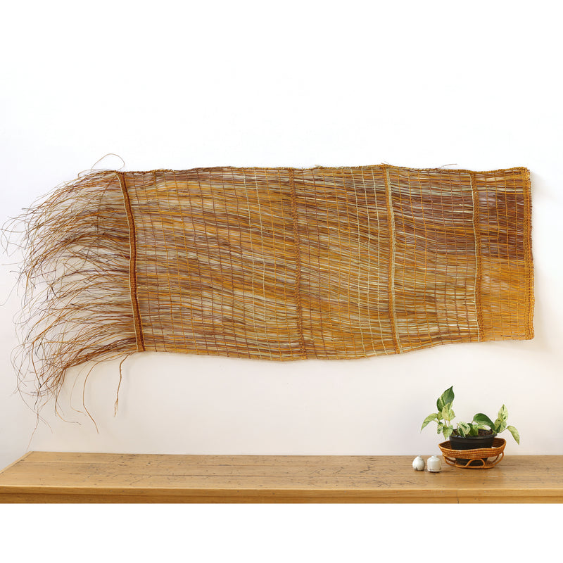 Aboriginal Artwork by Jennifer Prudence, Mun-dirra (fish fence), 225cm