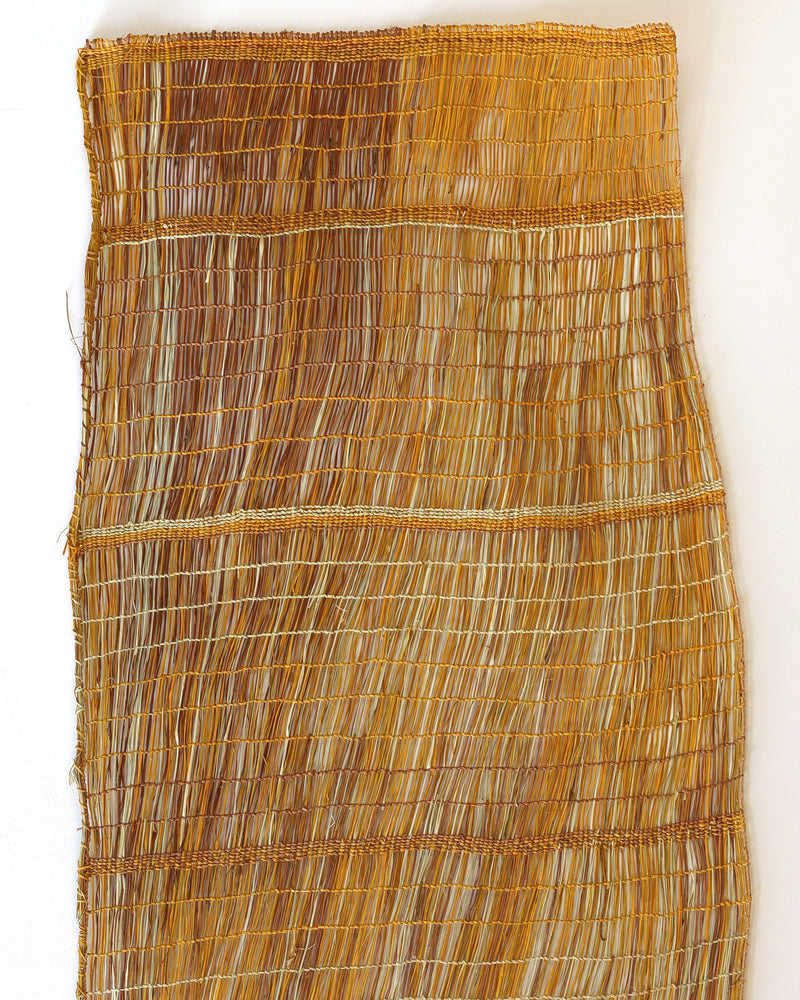 Aboriginal Artwork by Jennifer Prudence, Mun-dirra (fish fence), 225cm