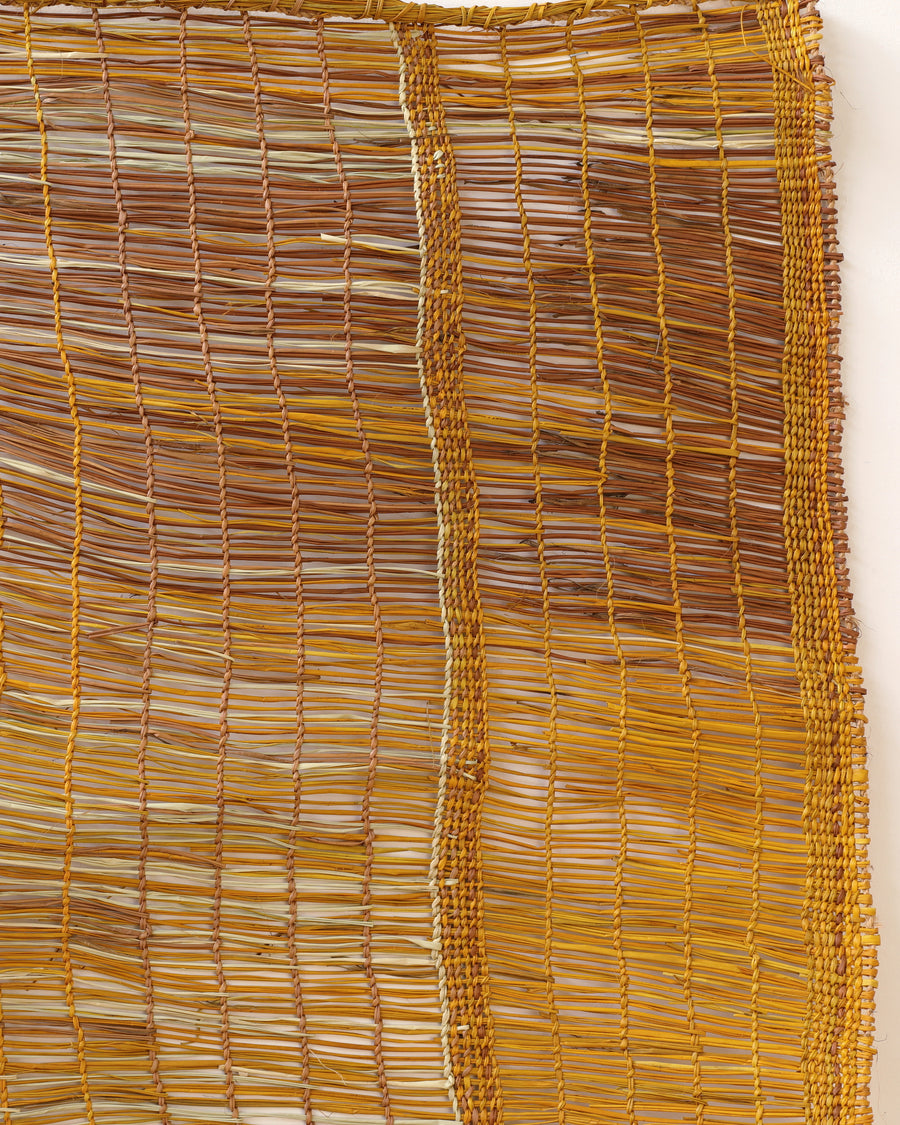 Aboriginal Artwork by Jennifer Prudence, Mun-dirra (fish fence), 225cm