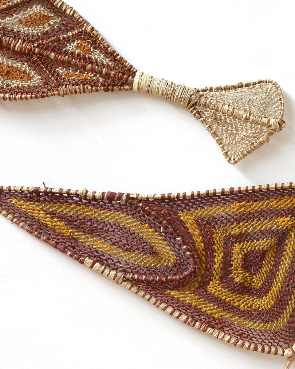 Aboriginal Artwork by Jennifer Prudence, Dorothy Bunibuni, Serena Gubuyani, School of Fish