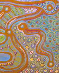 Jennifer Mintaya Connelly Ward, Kungkarangkalpa (Seven Sisters Story), 91x61cm