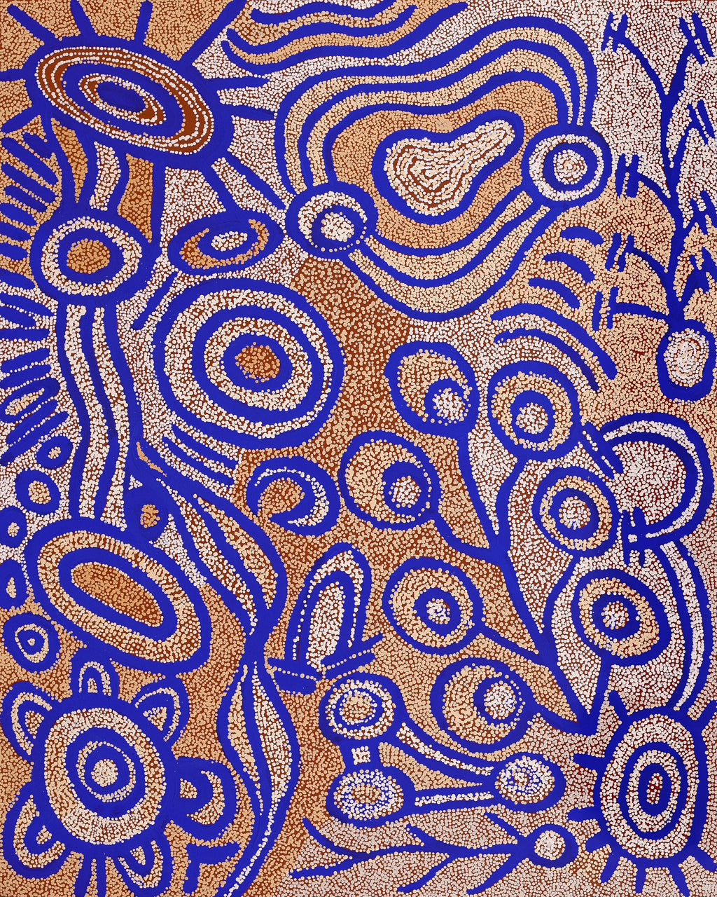 Aboriginal Artwork by Jennifer Wells, Ngayuku Ngura, 150x120cm