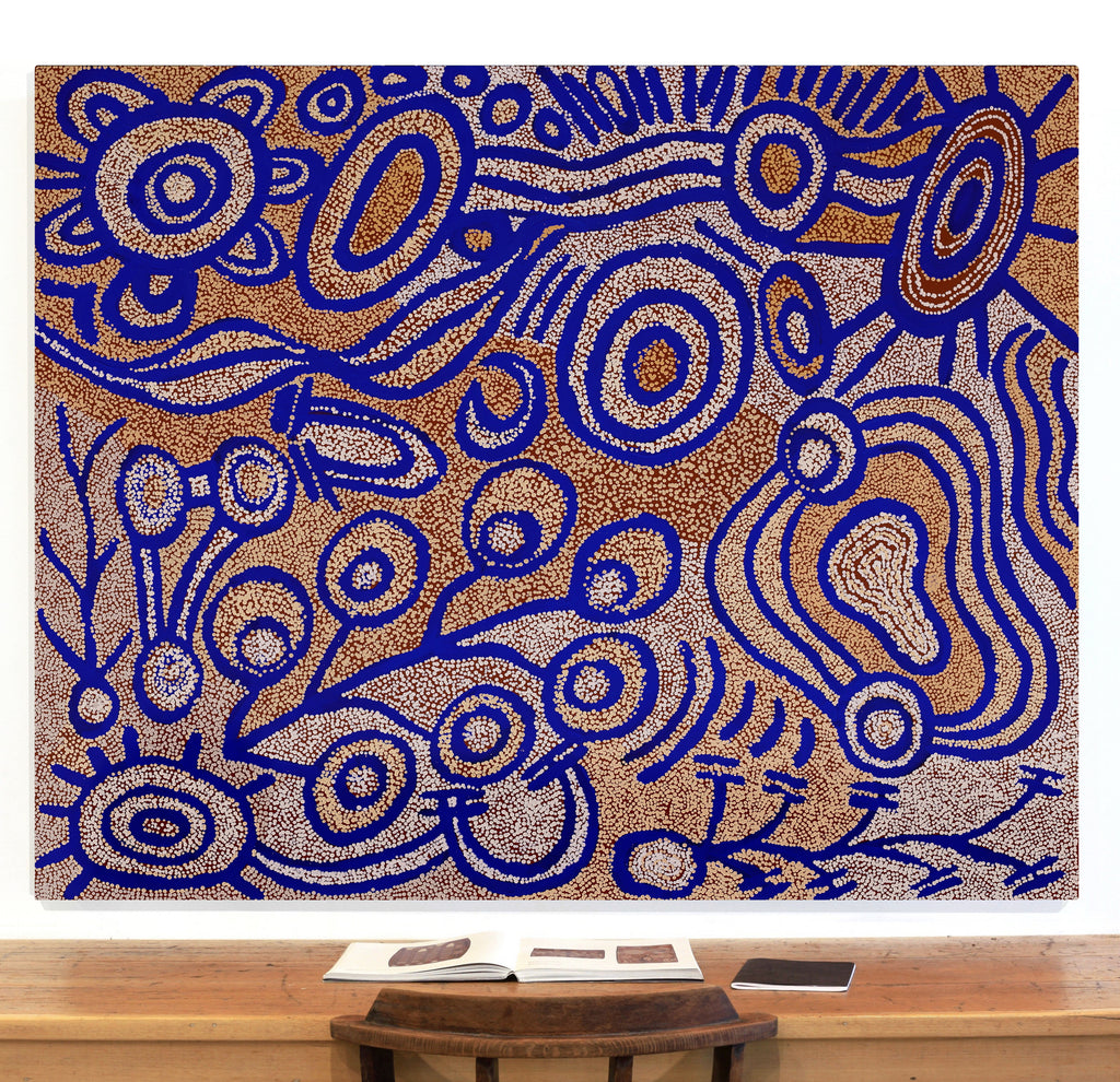Aboriginal Artwork by Jennifer Wells, Ngayuku Ngura, 150x120cm