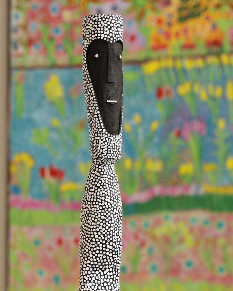 Aboriginal Artwork by Jeremiah Bonson, Warraburnburn, 169cm