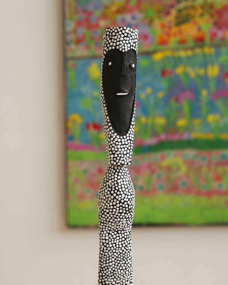Aboriginal Artwork by Jeremiah Bonson, Warraburnburn, 172cm