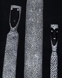 Matilda Pascoe, Serena and Jeremiah Bonson, Warraburnburn Family (3), 106cm
