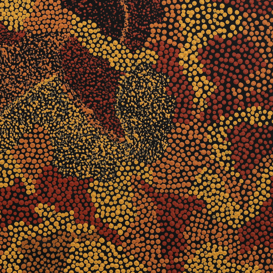 Aboriginal Artwork by Joanne Davidson, Walka Wiru Ngura Wiru, 61x61cm