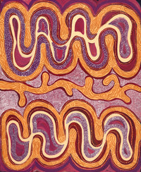 Aboriginal Artwork by Joanne Ken, Ngayuku Ngura, 100x82cm