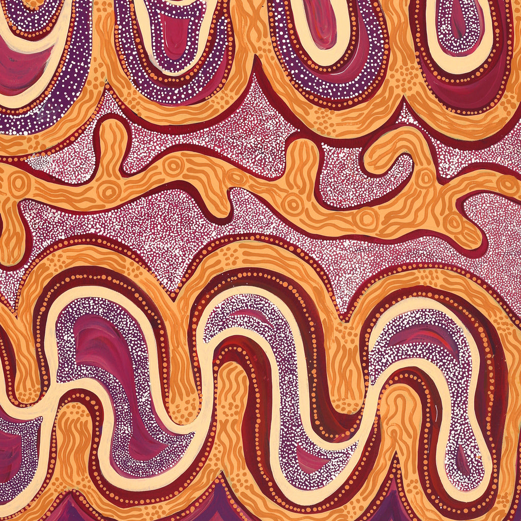 Aboriginal Art by Joanne Ken, Ngayuku Ngura, 100x82cm - ART ARK®