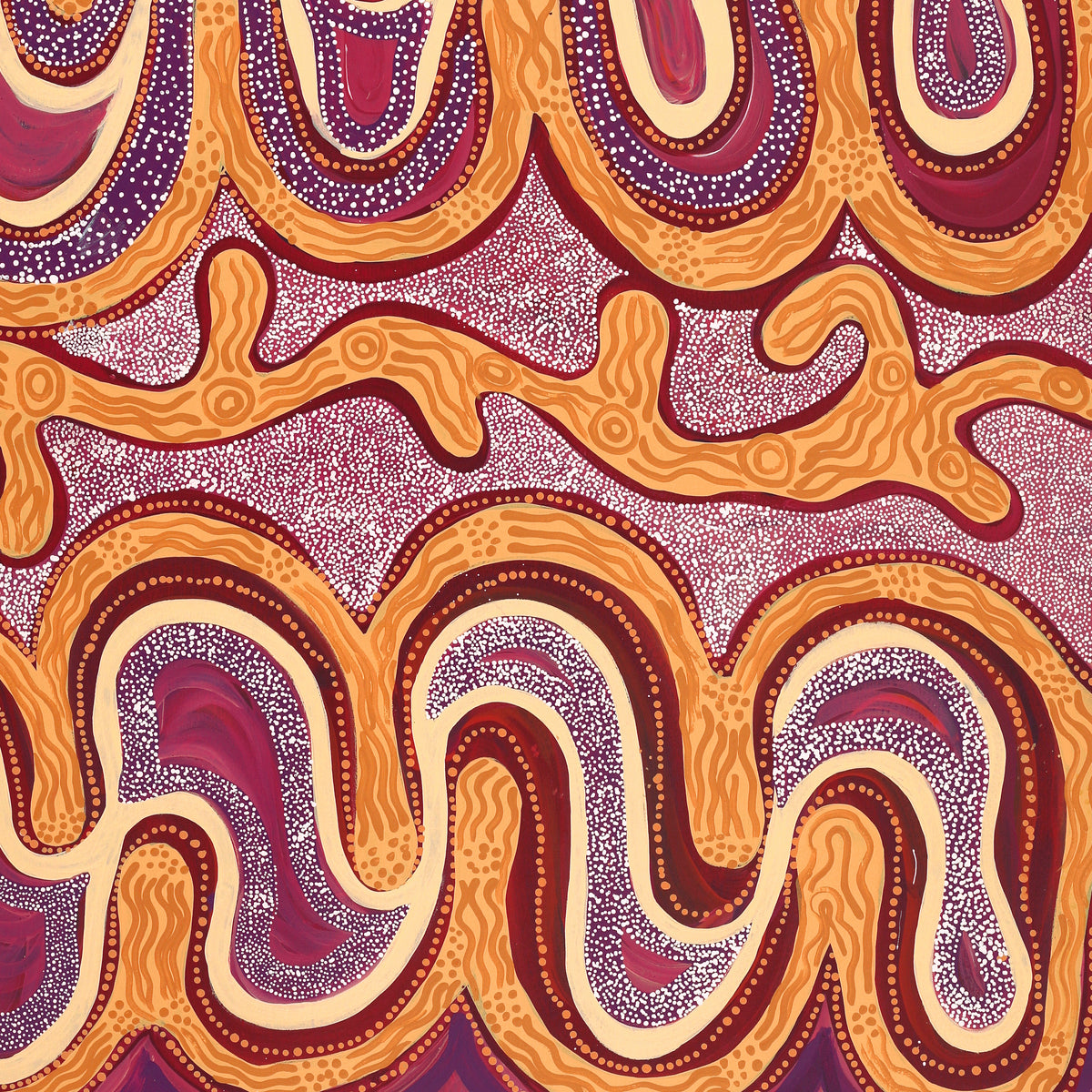 Aboriginal Art by Joanne Ken, Ngayuku Ngura, 100x82cm - ART ARK®