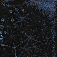 Aboriginal Artwork by Joanne Ken, Minyma Kutjara Tjukurrpa, 120x60cm
