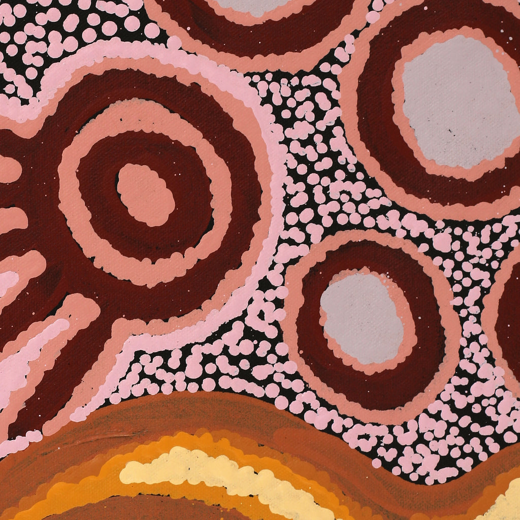 Aboriginal Artwork by Joanne Ken, Minyma Kutjara Tjukurrpa, 120x90cm