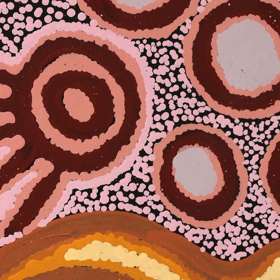 Aboriginal Artwork by Joanne Ken, Minyma Kutjara Tjukurrpa, 120x90cm