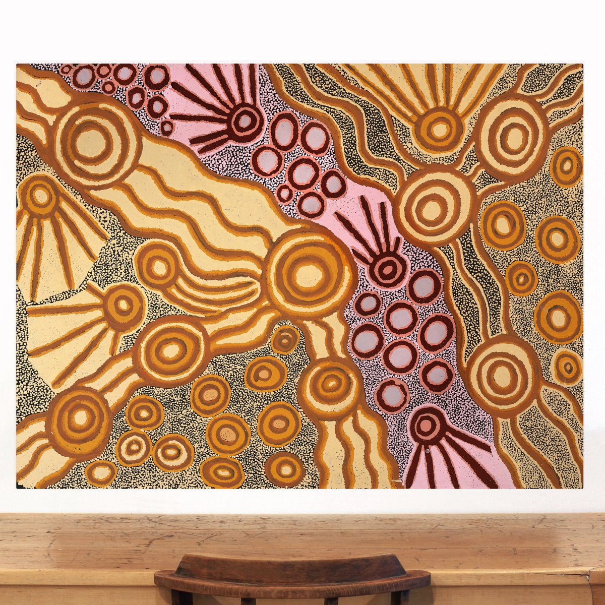 Aboriginal Art by Joanne Ken, Minyma Kutjara Tjukurrpa, 120x90cm - ART ARK®