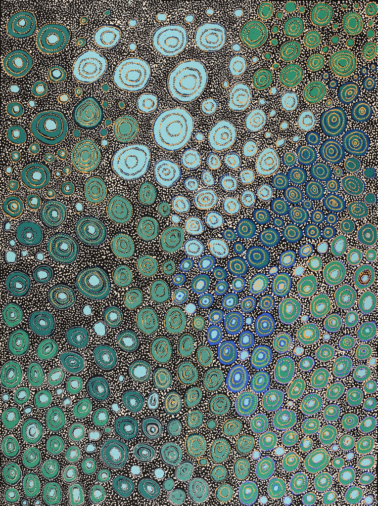 Aboriginal Artwork by Joanne Ken, Tjukula Tjuta, 120x90cm