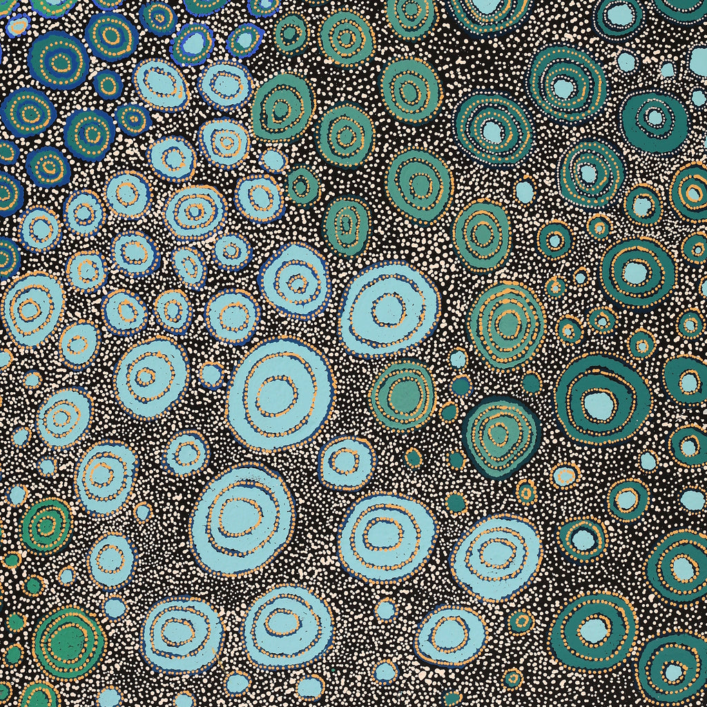 Aboriginal Artwork by Joanne Ken, Tjukula Tjuta, 120x90cm