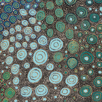 Aboriginal Artwork by Joanne Ken, Tjukula Tjuta, 120x90cm