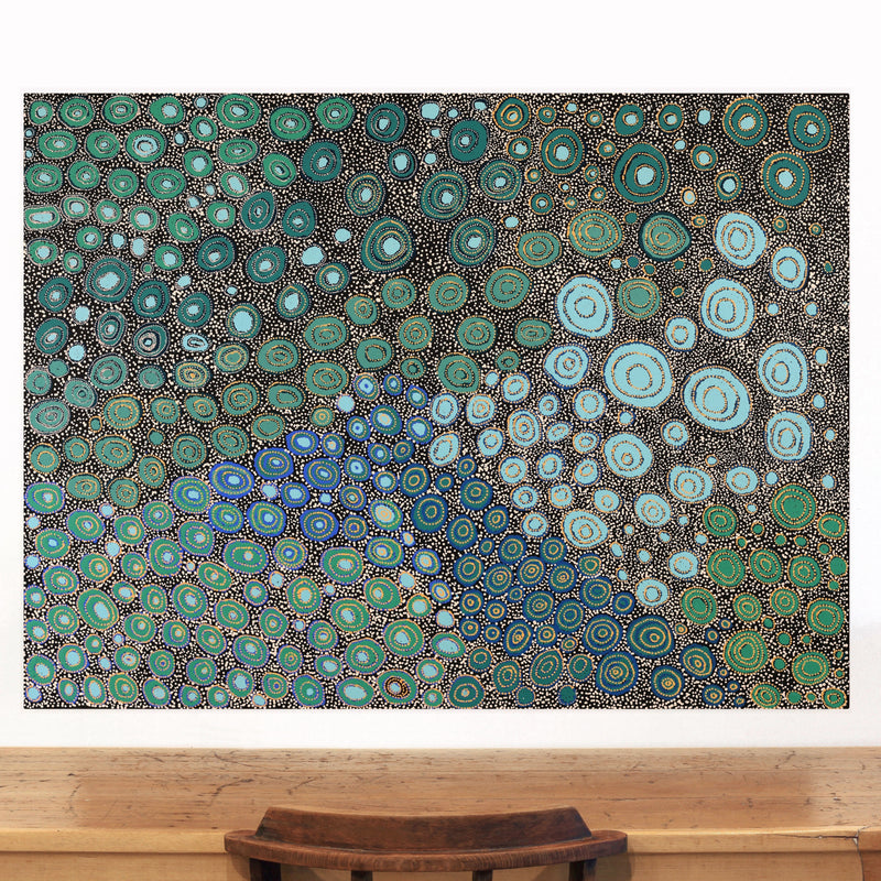 Aboriginal Artwork by Joanne Ken, Tjukula Tjuta, 120x90cm