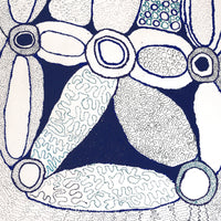 Aboriginal Artwork by Joanne Ken, Minyma Kutjara Tjukurrpa, 101x71cm