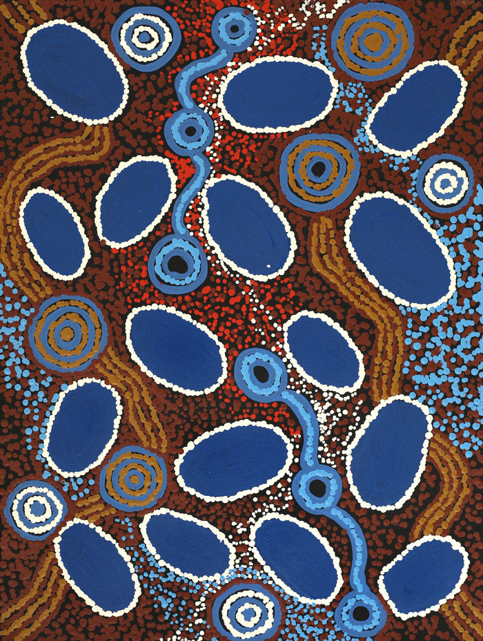 Aboriginal Art by Josephine James, Ngayuku Ngura, 61x46cm - ART ARK®