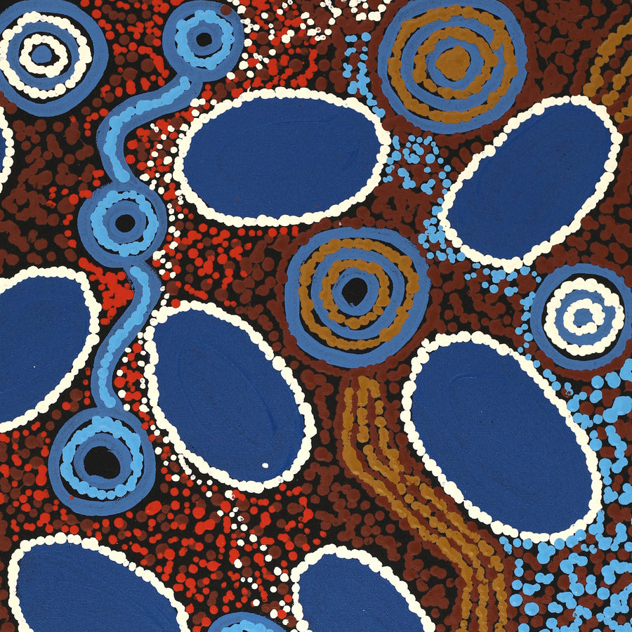 Aboriginal Artwork by Josephine James, Ngayuku Ngura, 61x46cm