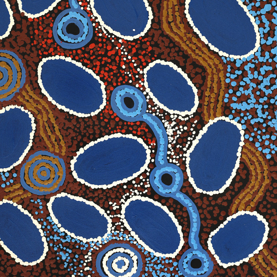 Aboriginal Artwork by Josephine James, Ngayuku Ngura, 61x46cm