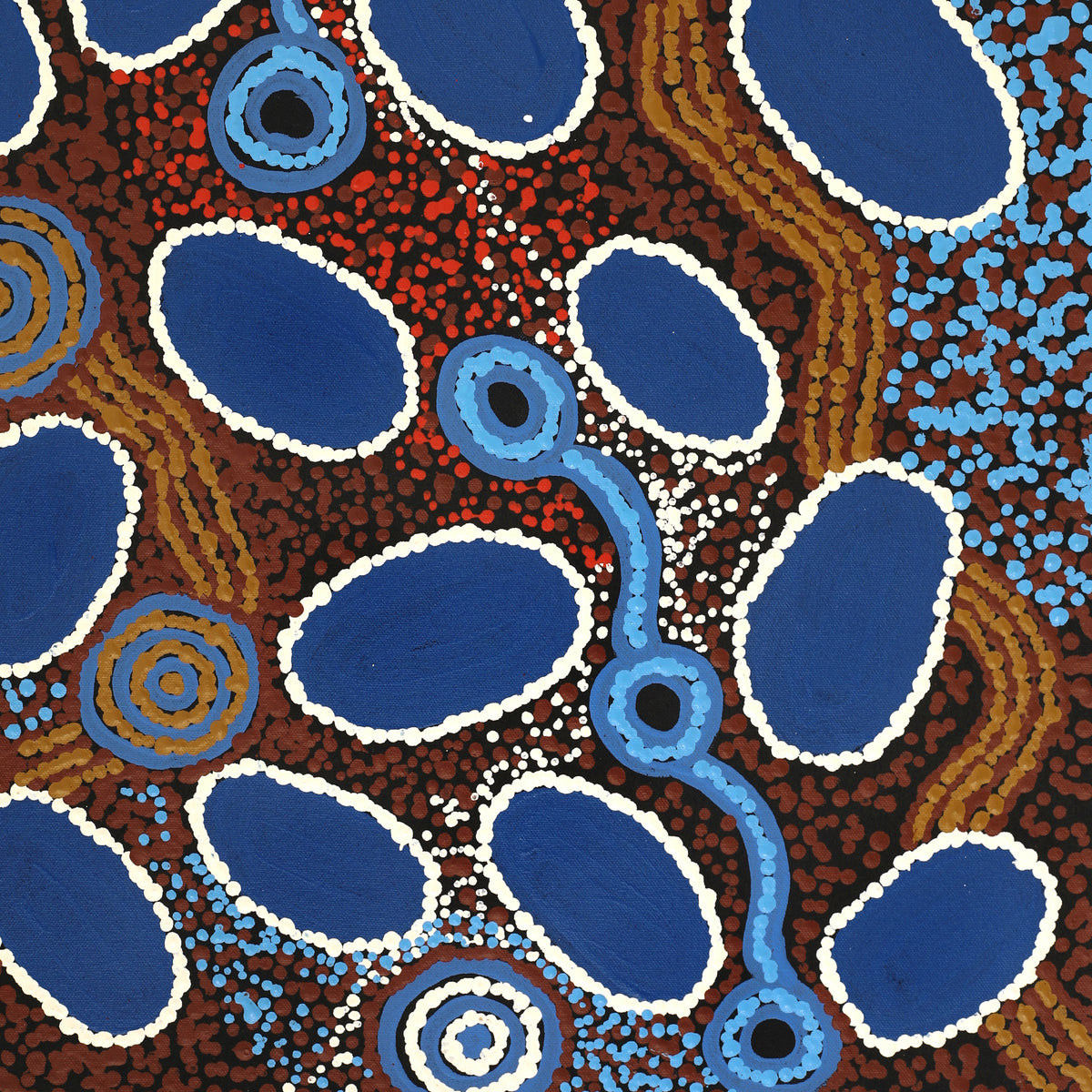 Aboriginal Art by Josephine James, Ngayuku Ngura, 61x46cm - ART ARK®