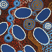 Aboriginal Art by Josephine James, Ngayuku Ngura, 61x46cm - ART ARK®