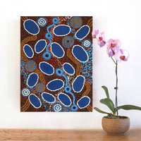 Aboriginal Artwork by Josephine James, Ngayuku Ngura, 61x46cm