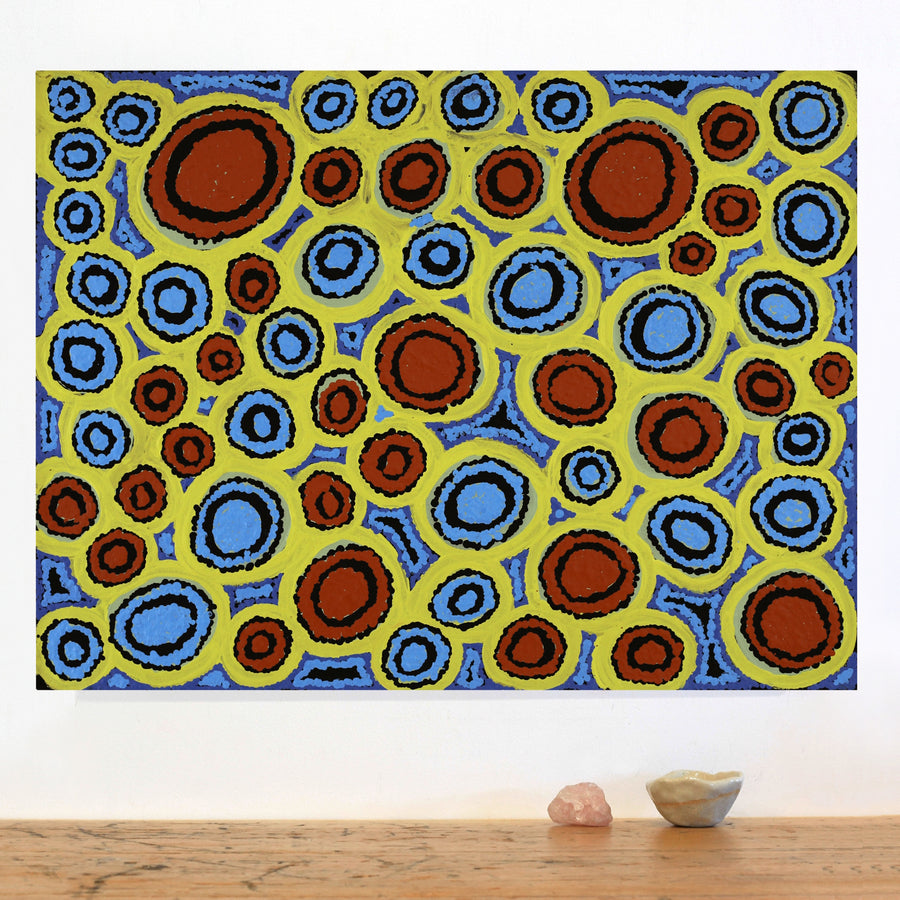 Aboriginal Artwork by Josephine James, Ngayuku Ngura, 61x46cm