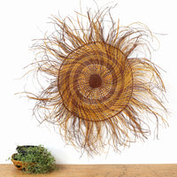 Aboriginal Artwork by Josie Stewart, Woven Mat, 100cm
