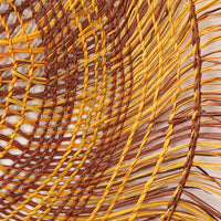 Aboriginal Artwork by Josie Stewart, Woven Mat, 100cm