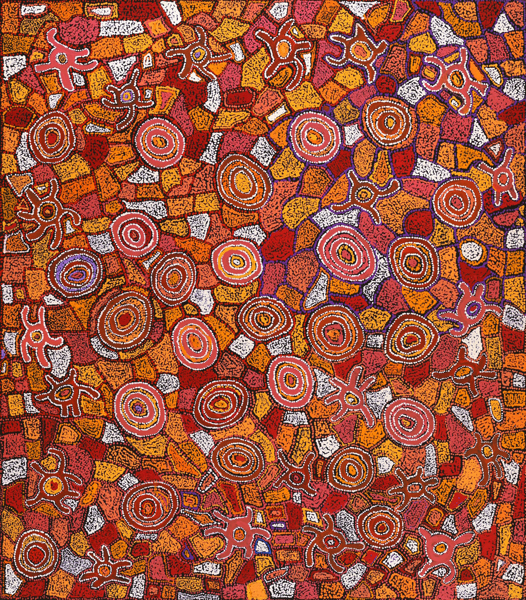 Aboriginal Artwork by Joy Nangala Brown, Yumari Jukurrpa, 122x107cm
