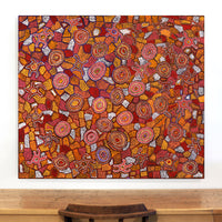 Aboriginal Artwork by Joy Nangala Brown, Yumari Jukurrpa, 122x107cm