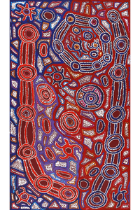 Aboriginal Artwork by Joy Nangala Brown, Yumari Jukurrpa, 107x61cm