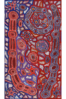 Aboriginal Art by Joy Nangala Brown, Yumari Jukurrpa, 107x61cm - ART ARK®