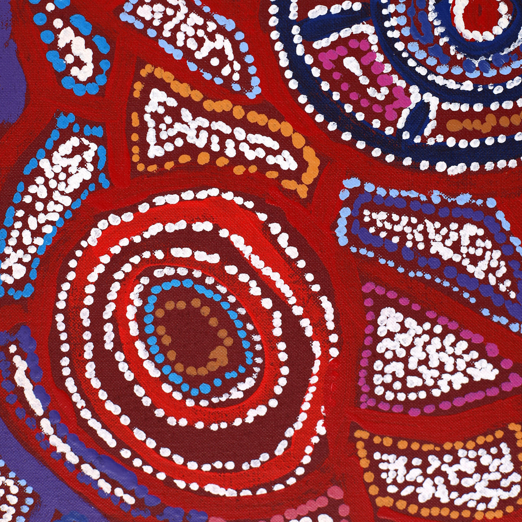 Aboriginal Art by Joy Nangala Brown, Yumari Jukurrpa, 107x61cm - ART ARK®