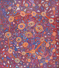 Aboriginal Artwork by Joy Nangala Brown, Yumari Jukurrpa, 122x107cm