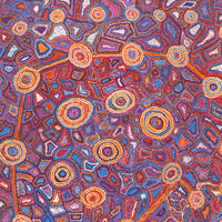 Aboriginal Artwork by Joy Nangala Brown, Yumari Jukurrpa, 122x107cm