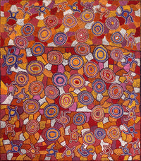 Aboriginal Artwork by Joy Nangala Brown, Yumari Jukurrpa, 122x107cm