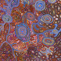 Aboriginal Artwork by Joy Nangala Brown, Yumari Jukurrpa, 122x122cm