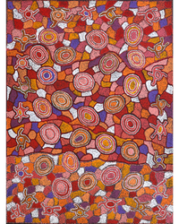 Aboriginal Artwork by Joy Nangala Brown, Yumari Jukurrpa, 122x91cm