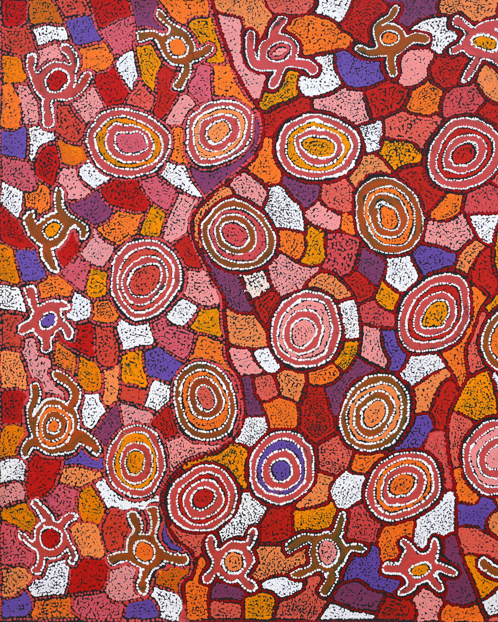 Aboriginal Artwork by Joy Nangala Brown, Yumari Jukurrpa, 122x91cm